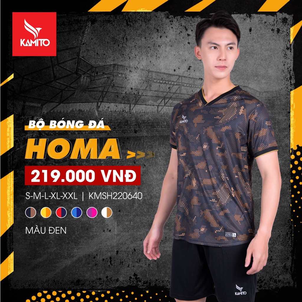 MẪU MỚI BỘ QUẦN ÁO BÓNG ĐÁ HOMA 2022