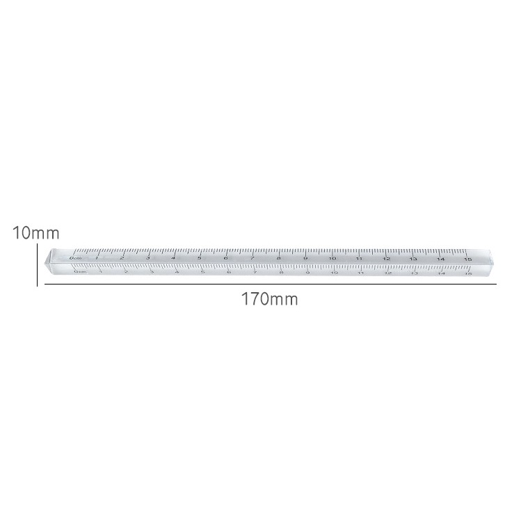 THƯỚC KẺ DÀI Hình Tam Giác 15cm dễ thương cho học sinh