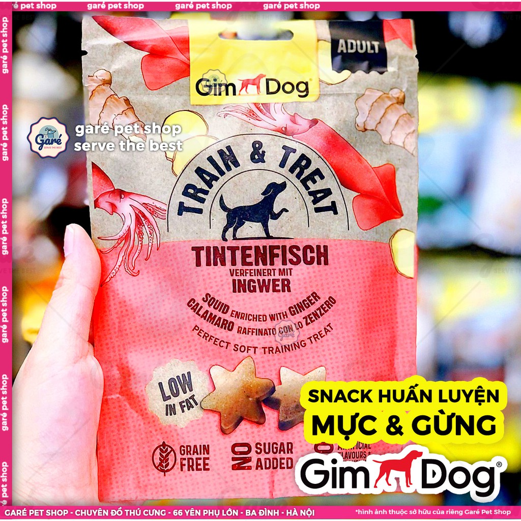 Bánh thưởng Gimdog Chicken Fillets thịt Gà phi lê Grain Free cao cấp dành cho Chó - Dog Treats