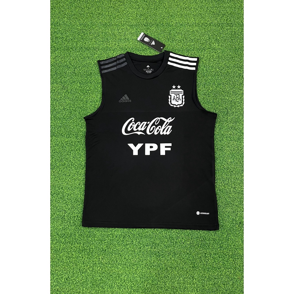 Argentina 22-23  Áo phông bóng đá màu đen Vest S-3XL * 3 sao&chất lượng cao *