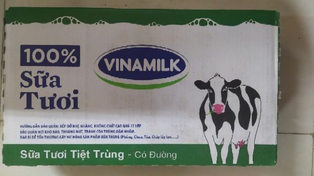 Sữa tươi vinamilk 100% loại 110ml