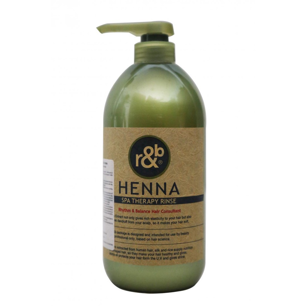 Dầu xả thảo dược chăm sóc tóc R&amp;B Henna Spa Therapy Rinse 1000ml