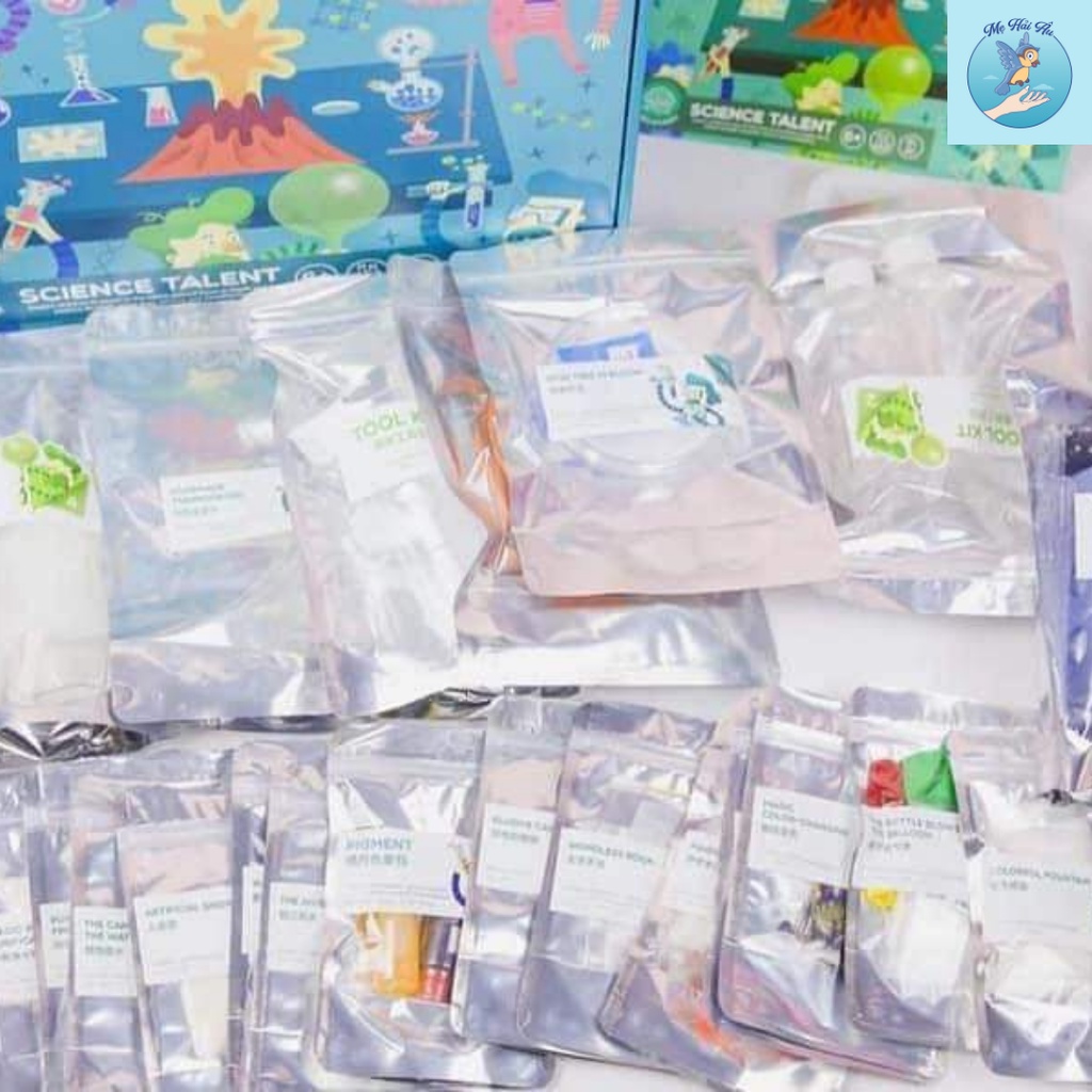 Đồ chơi trí tuệ nhập khẩu chính hãng - Bộ 50 thí nghiệm khoa học Mideer - Dụng cụ học STEM và khám phá khoa học cho bé
