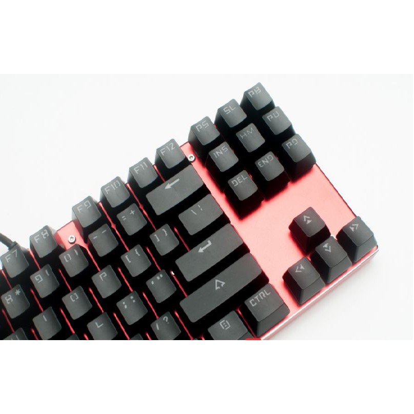 Bàn phím cơ Motospeed K87 TKL LED Blacklight Rainbow Gaming Keyboard (Đỏ)