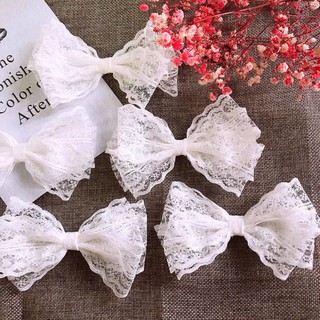 Cột, kẹp tóc nơ ren