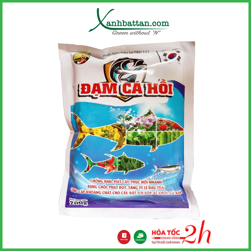 Phân Bón Đạm Cá Hồi Đậm Đặc Dạng Viên 200 Gram