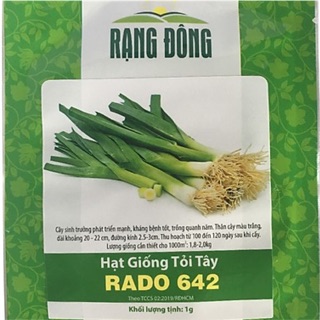 Hạt giống Tỏi Tây 642