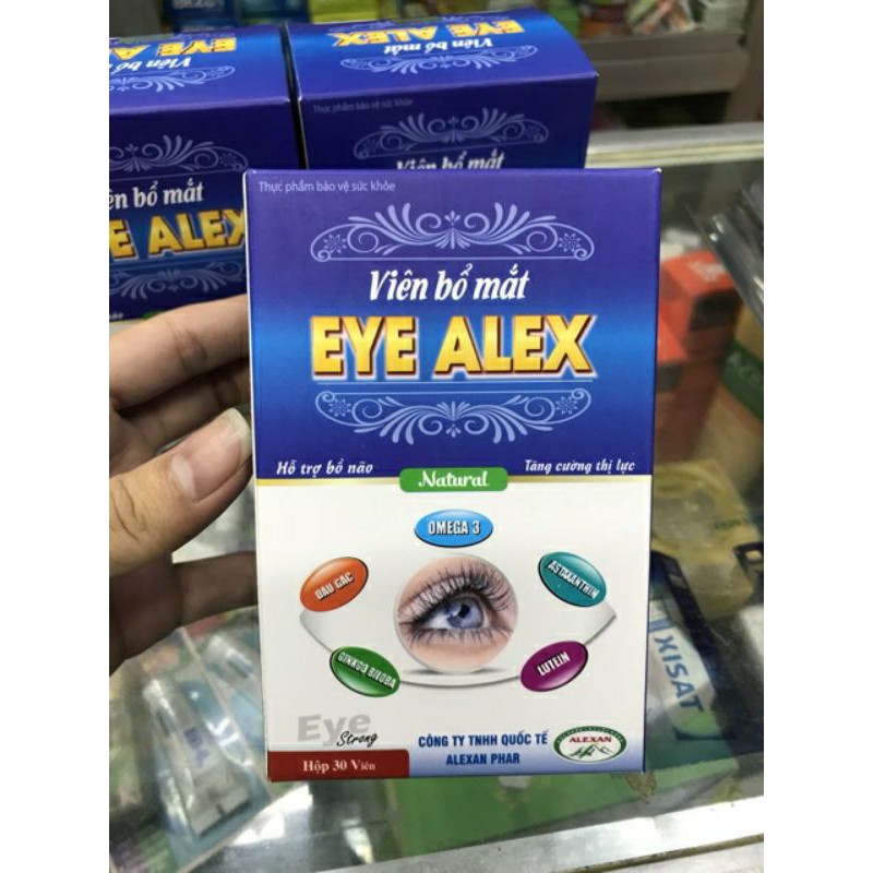 VIÊN BỔ MẮT EYE ALEX HỘP 30 VIÊN