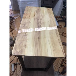 Bàn làm việc, bàn học, bàn ăn gấp gọn {GIÁ TẠI XƯỞNG} chân sắt vân gỗ MDF (50*100 cao 75cm)