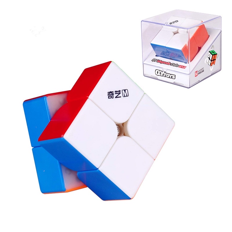 Rubik 2x2 QiYi Ms có nam châm cao cấp Stickerless - Rubik 2 tầng