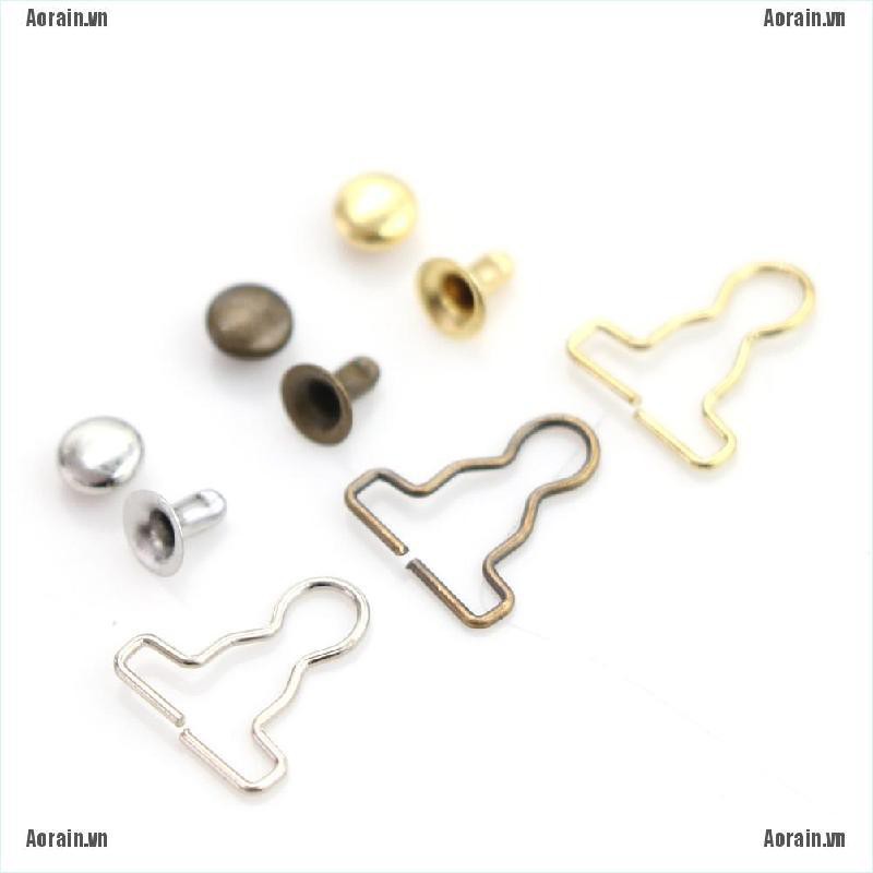 Set 20 Khóa Kim Loại Mini 9mm Cho Búp Bê BJD 1 / 6