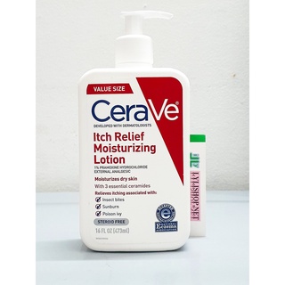 Kem dưỡng thể dưỡng ẩm Cerave Itch Relief Moisturizing Lotion chai 473 ml từ mỹ - cho da khô