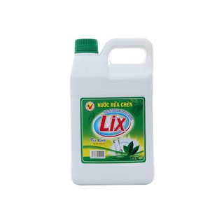 Nước rửa chén Lix Vitamin E hương Trà Xanh - 1,5kg