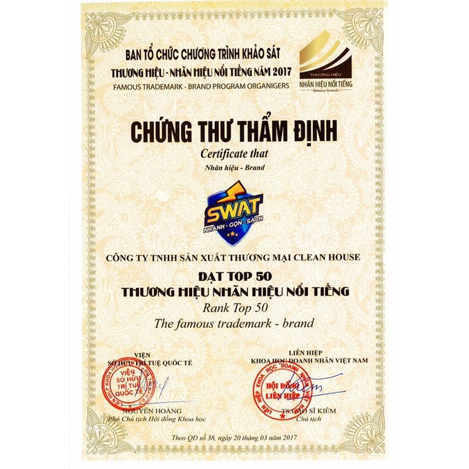 NƯỚC GIẶT XẢ SWAT 5 IN 1 GOLD - HƯƠNG HOA THIÊN NHIÊN, PLUS KHỬ MÙI HÔI (TÚI 2,2KG)