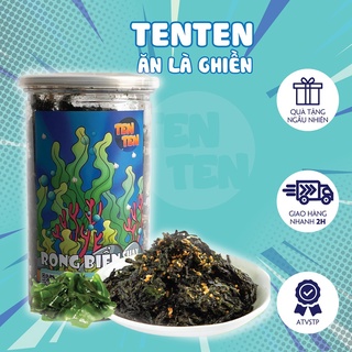 Rong biển cháy tỏi TenTen hộp 150g thơm ngon, an toàn vệ sinh thực phẩm - Ăn là ghiền