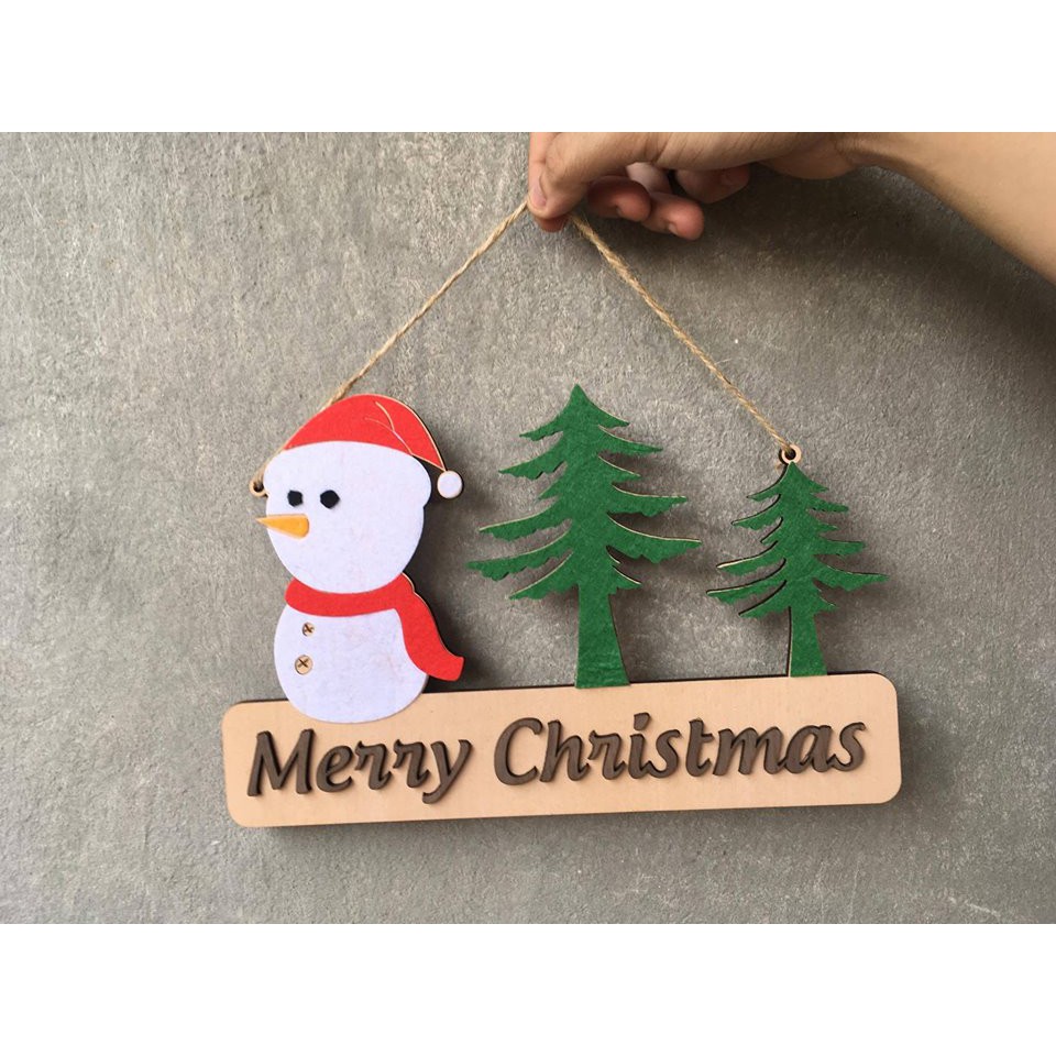 Vòng decor Noel trang trí nhà, cửa hàng