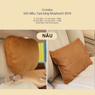 Gối đầu, tựa lưng Maybach