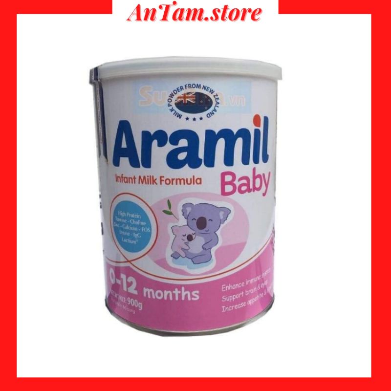 Sữa Aramil Baby lon thiếc 900g