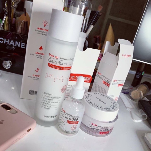 Set trắng da glutathione 700