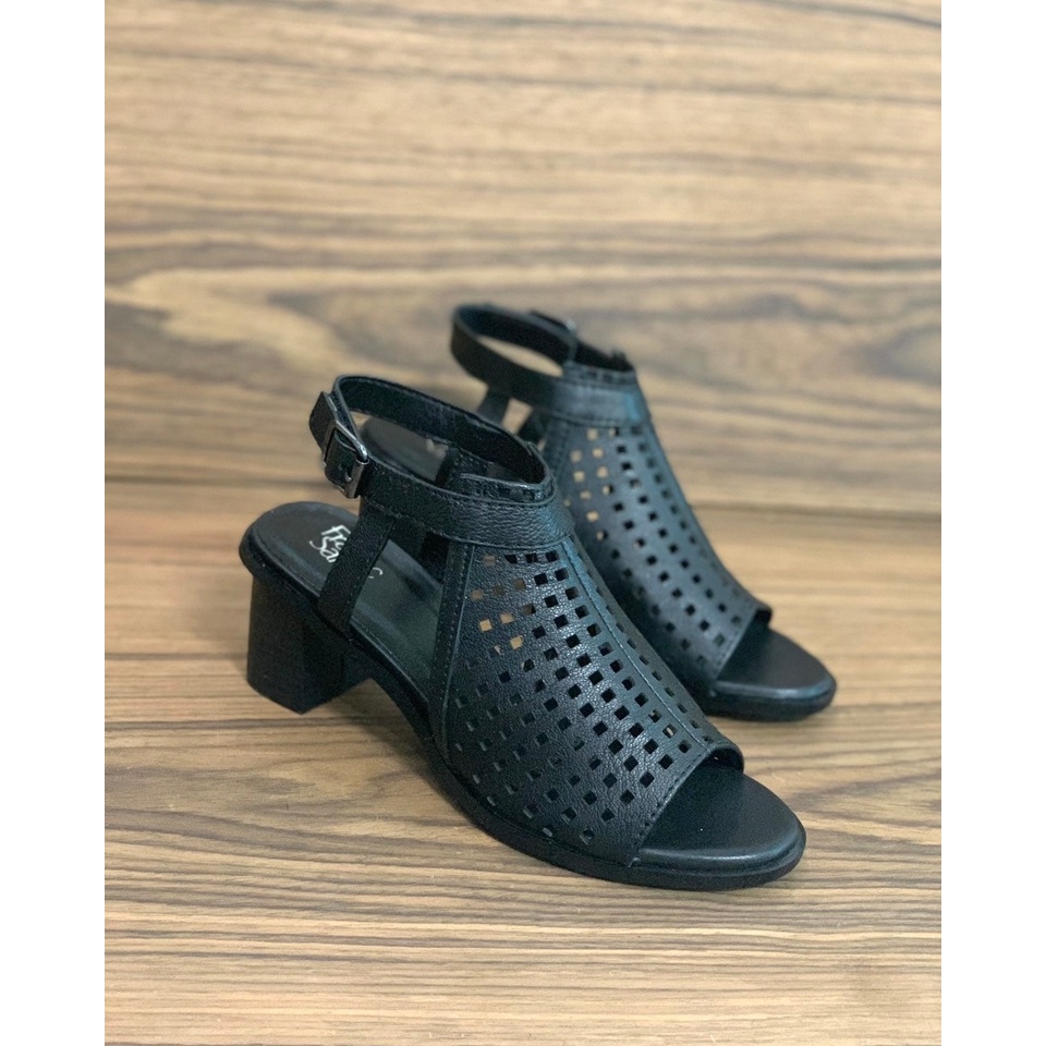 Dép Sandal Nữ Quai Hậu Lửng Shop Đế Hộp Cao 6 phân đế siêu êm siêu nhẹ