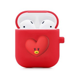 👏Ready Stock🎀 Vỏ bảo vệ hộp sạc tai nghe không dây Bluetooth Airpods 1/2 hình Kakao & BT21 hoạt hình đáng yêu bằng silicon