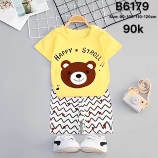 ( thnah lý HÀNG NEW ) Đồ bộ bé trai mặc nhà siêu mát ( hàng Quảng châu )