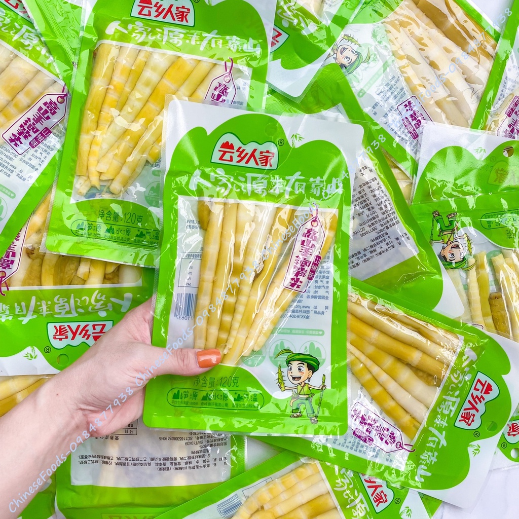 Măng Chua Muối Cay Tứ Xuyên 100g, Măng Cay Giòn Tứ Xuyên Ăn Liền, Măng Cay Ăn Mì