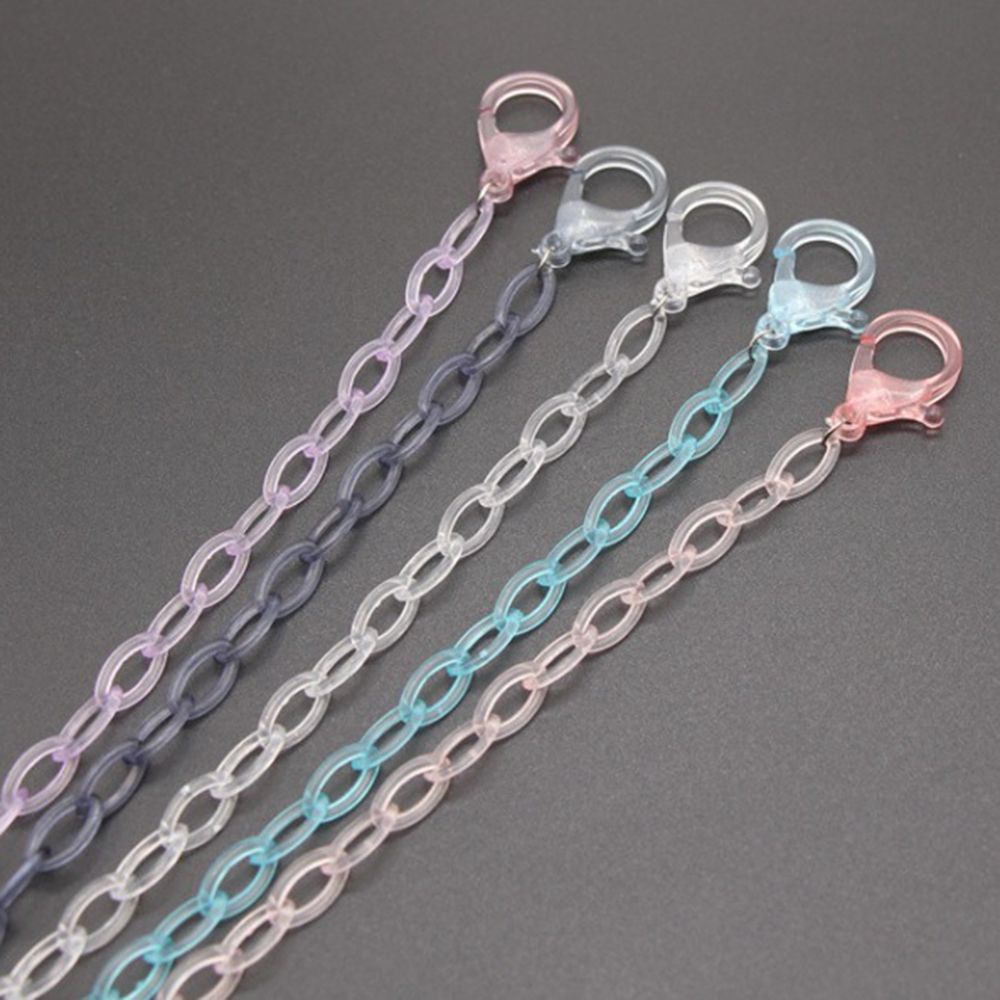 Dây đeo mắt kính bằng acrylic trong suốt màu kẹo