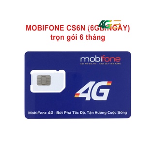 Sim 4G gói cước CS3N, CS6N miễn phí 3 – 6 tháng data vào mạng ngày có 6GB data tốc độ cao