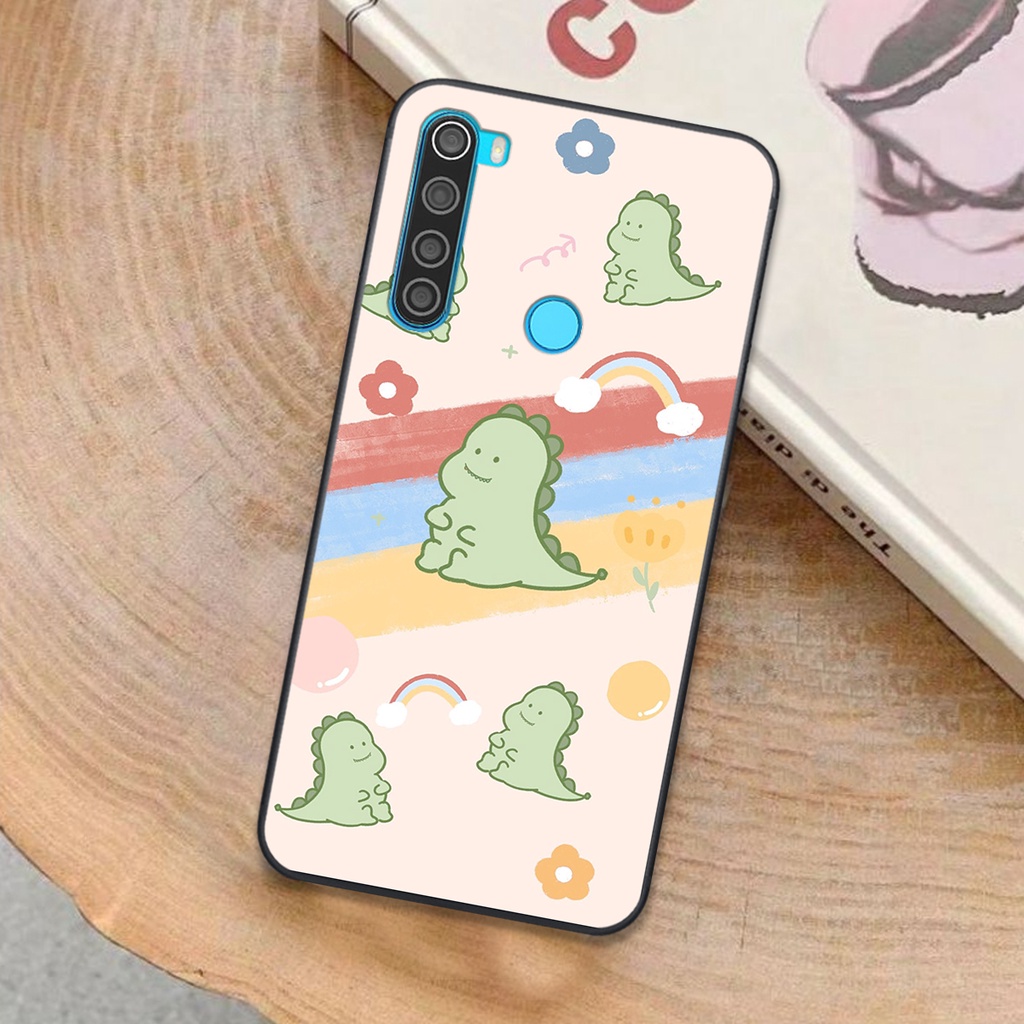Ốp lưng Xiaomi Redmi Note 8 - Note 8 Pro in hình khủng long cute