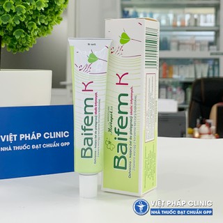 Baifem K 15g Gel Giảm Kích Ứng - Giảm Ngứa Da