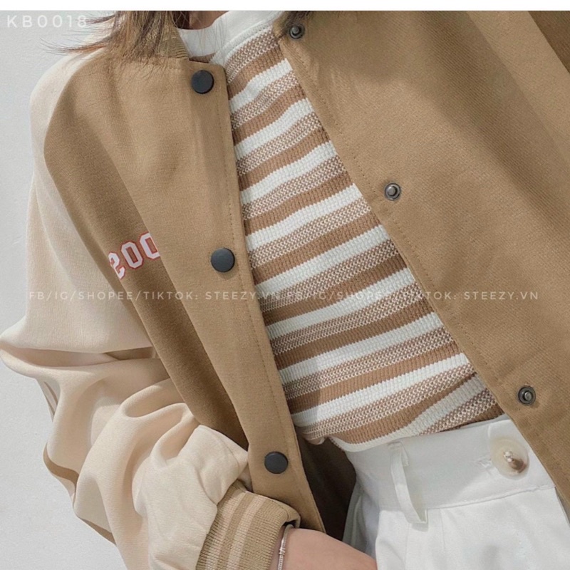 Áo KHOÁC BOMBER CHỮ choose