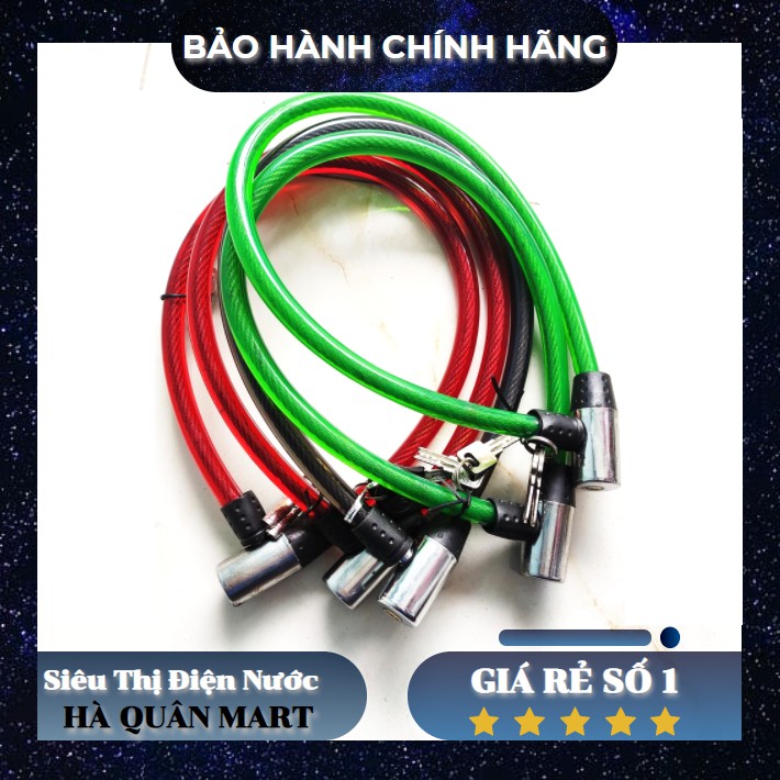 Khóa Dây Xe Đạp Chống Cắt Lõi Cáp Siêu Bền