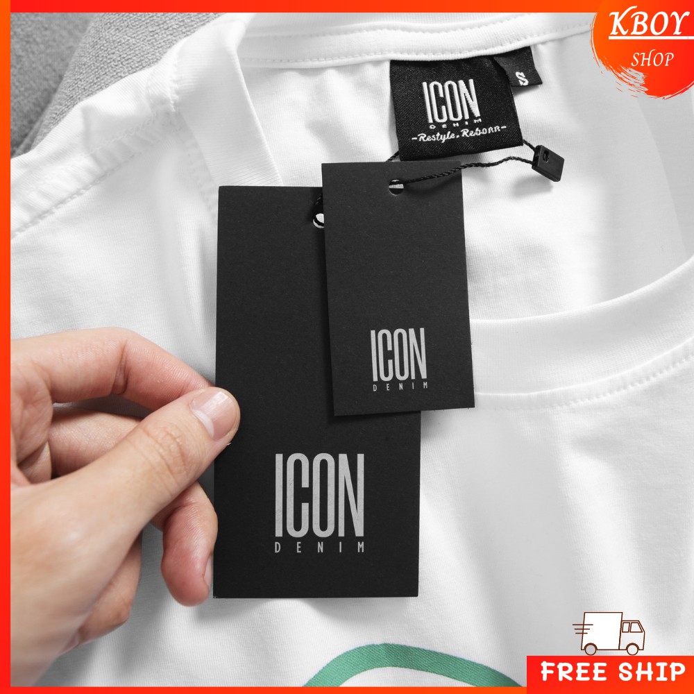 Áo Thun Nam Cotton Kboy Shop Áo phông Unisex 100% Cotton 2 màu Trắng Đen tay ngắn cổ tròn dáng suông - V114