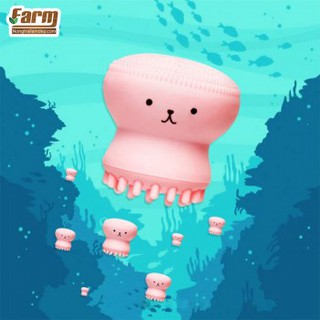 Cọ Rửa Mặt Và Massage Bạch Tuộc Jellyfish Silicon