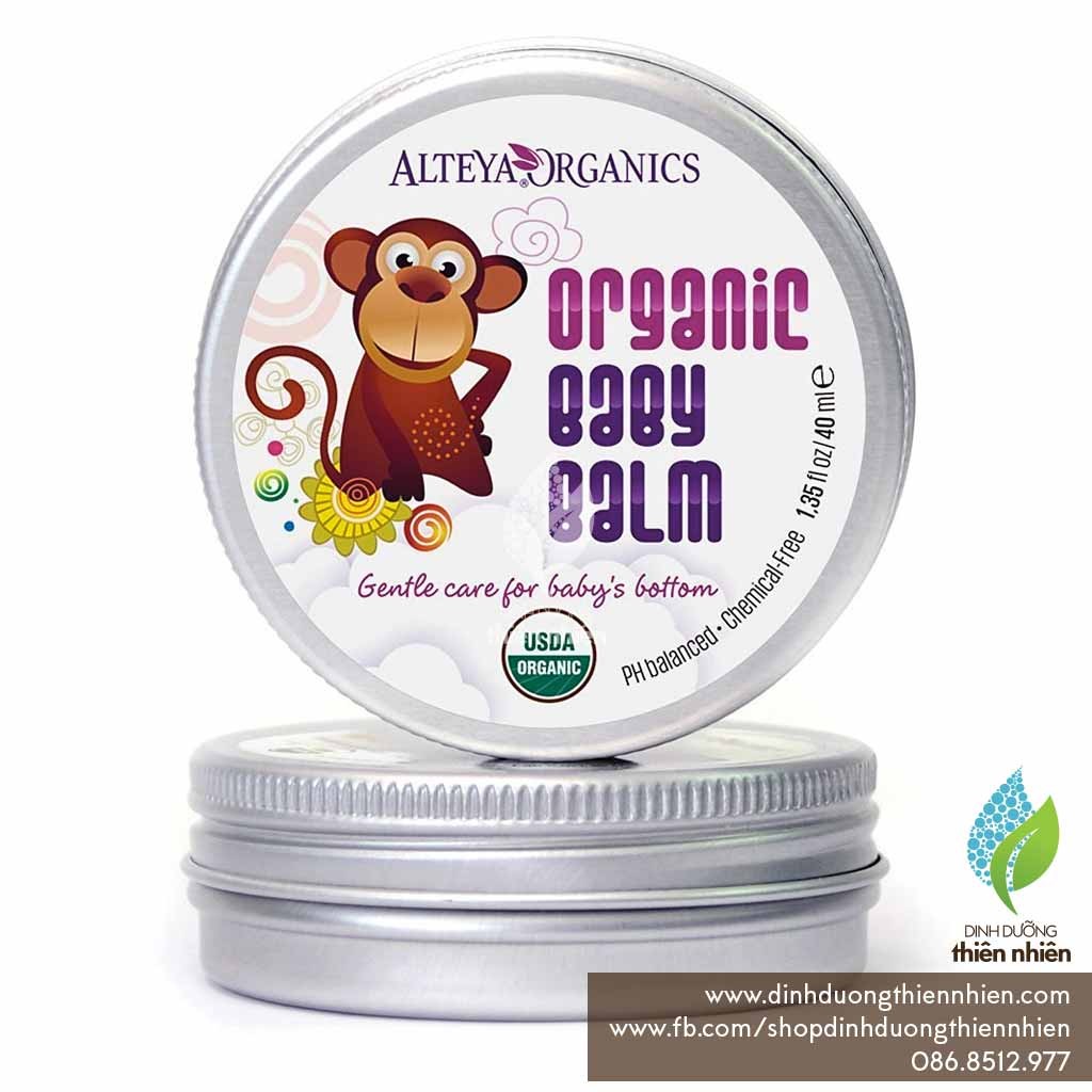 Sáp Thoa Đa Năng Và Dưỡng Da Hữu Cơ Dành Cho Bé  Alteya Organics Baby Balm, 40ml