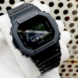 Đồng hồ nam nữ G-Shock DW-5600BBN-1DR mặt vuông đen lịch lãm, huyền ảo tặng kèm pin, hộp chống shock
