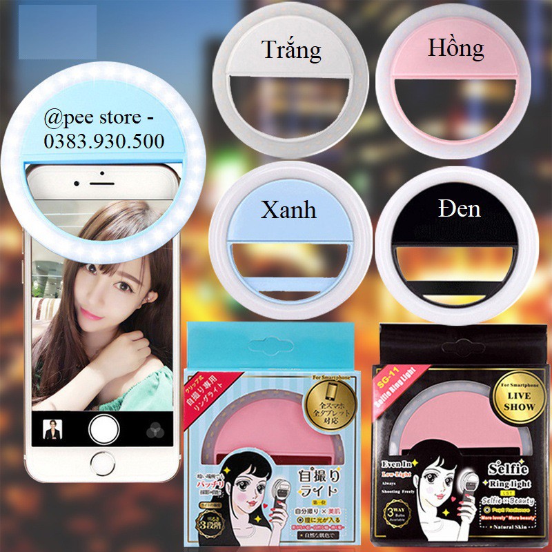 ĐÈN SELFIE RING HỖ TRỢ LIVESTREAM CỰC ĐẸP - PEE STORE