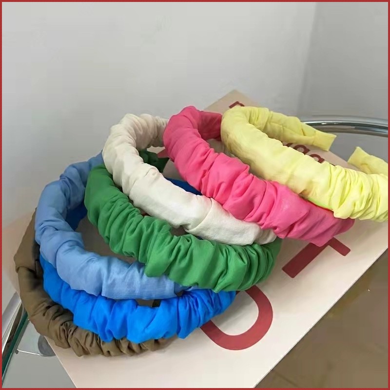Băng Đô Vải Không Trượt Màu Kẹo Ngọt Phong Cách Mori Hàn Quốc Dễ Thương Cho Nữ