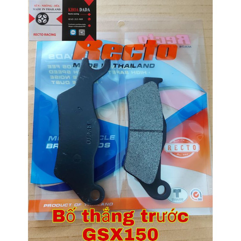 Bố thắng trước GSX R150 Recto, thái lan.