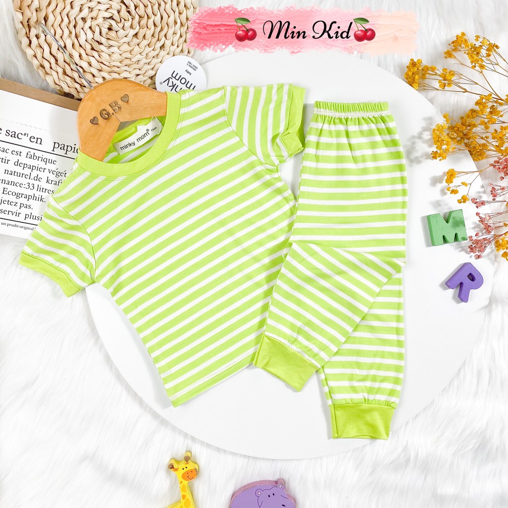 Đồ bộ bé trai bé gái sọc dệt ️🎈𝐅𝐫𝐞𝐞 𝐒𝐡𝐢𝐩️🎈thun lạnh cao cấp loại 1 MÀU RẤT ĐẸP cho bé từ 8 đến 26kg sọc dệt cực xịn xò