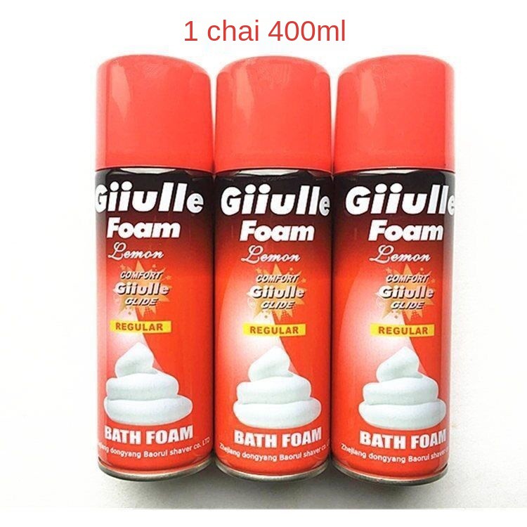 Bọt cạo râu 400ml dung tích siêu lớn làm mềm kem gel cotton slime