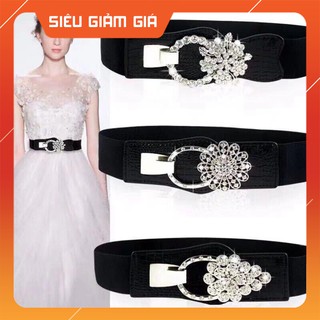 Free ship- thắt lưng nữ dây nịt nữ cho váy đầm họa tiết shop chavi