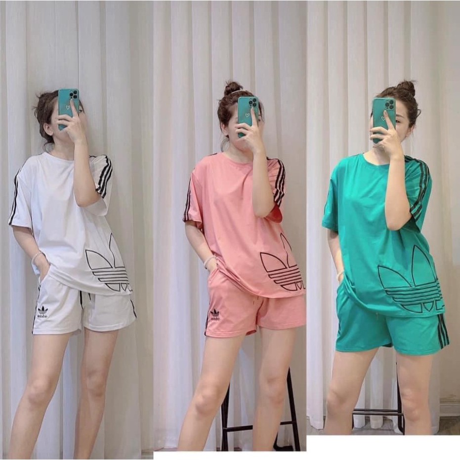 (Kho Sỉ Nam Đinh) BỘ THỂ THAO 3 SỌC LÁ ĐỦ MÀU