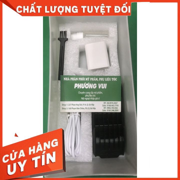 [chính hãng] tông đơ.👉👉máy cắt tóc HUAERBO -B60 PIN CHÂU👉👉 máy siêu  mạnh siêu bề, lưỡi cắt bằng sứ ,tiện lợi dễ sử dụng