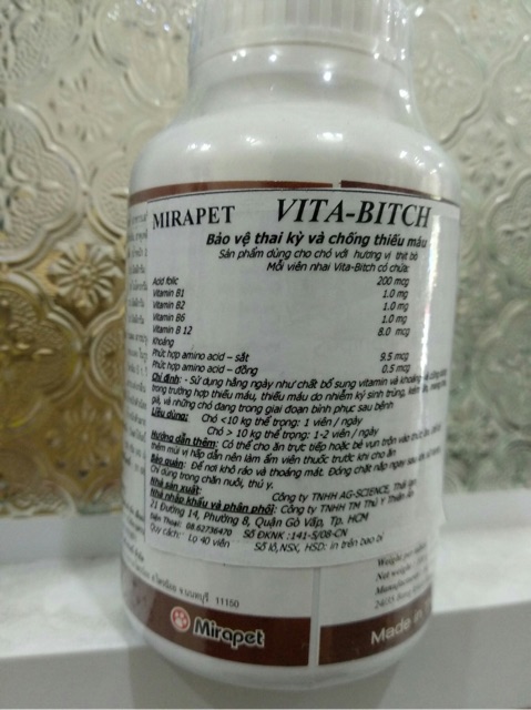 Vita-bitch thuốc bổ sung dinh dưỡng