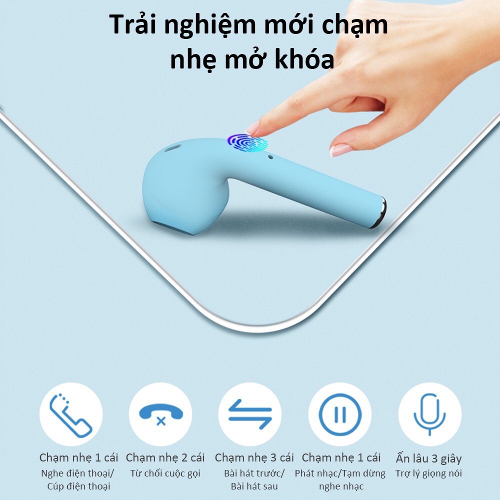 [ GIÁ HUỶ DIỆT] Tai nghe Inpods i12 TWS Bluetooth 5.0 cho iPhone và Android kèm Hộp sạc | BigBuy360 - bigbuy360.vn