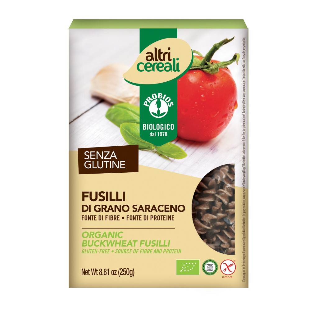 Nui Xoắn Kiều Mạch Hữu Cơ 250g ProBios Organic Buckwheat Fusilli