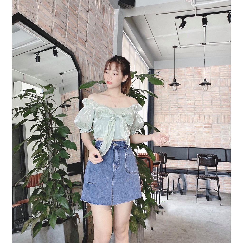 [BÁN SỈ] Chân Váy Bò/ Chân Váy Jeans Nữ Dáng Ngắn Co Dãn Siêu Hot_Phong Cách Hàn Quốc | BigBuy360 - bigbuy360.vn