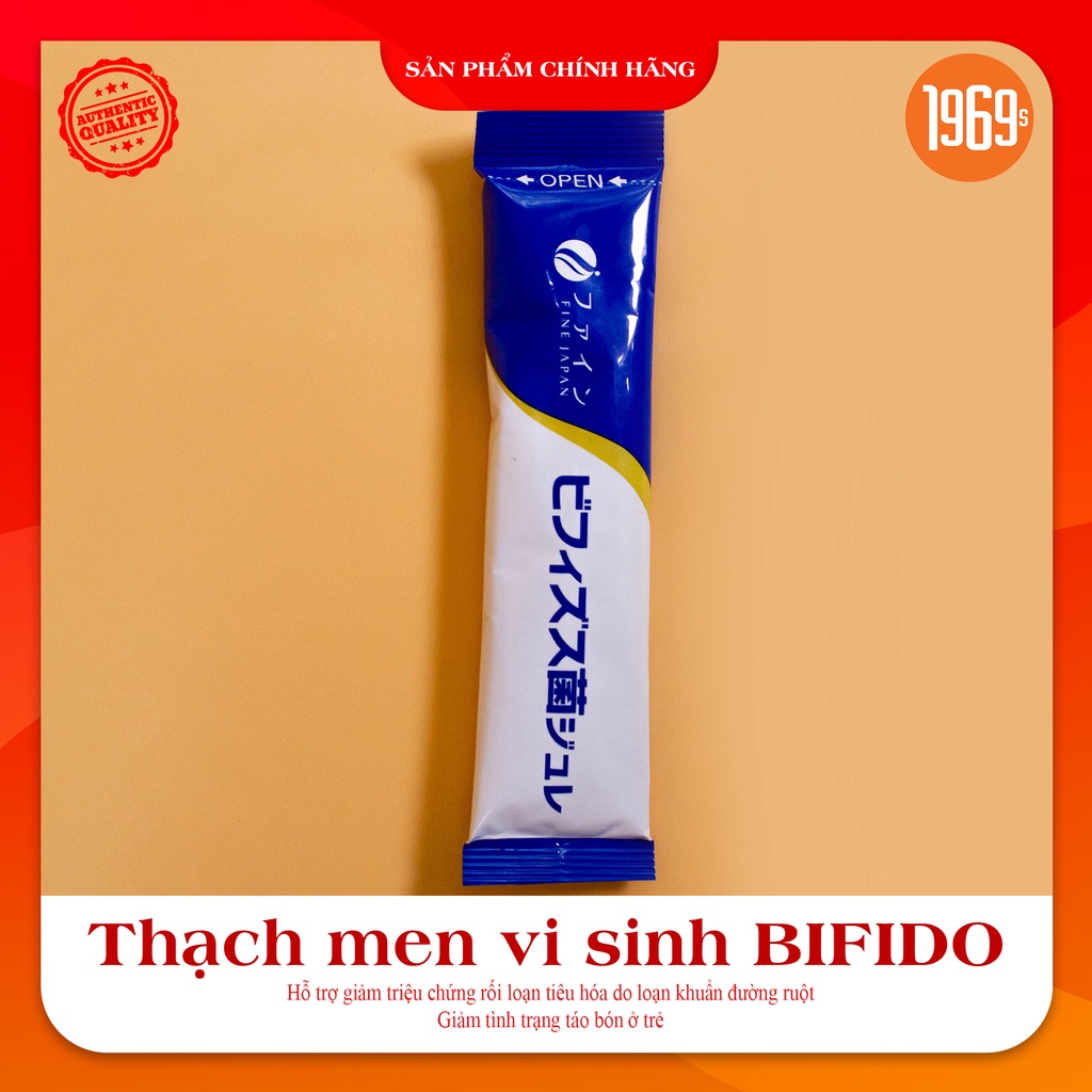Thạch men vi sinh BIFIDO hỗ trợ giảm triệu chứng rối loạn tiêu hóa, táo bón cho bé